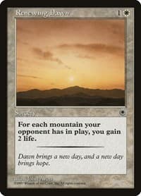 Renewing Dawn - Portal - Magic: The Gathering card