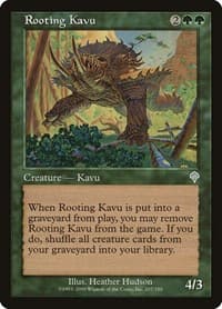 Rooting Kavu - Invasion - Magic: The Gathering card
