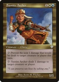 Samite Archer - Invasion - Magic: The Gathering card