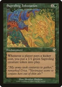 Saproling Infestation - Invasion - Magic: The Gathering card
