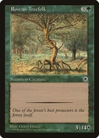 Rowan Treefolk - Portal - Magic: The Gathering card
