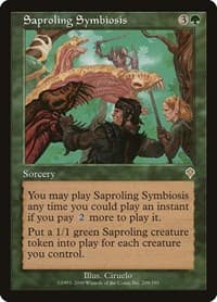Saproling Symbiosis - Invasion - Magic: The Gathering card