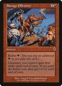Savage Offensive - Invasion - Magic: The Gathering card