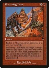 Scorching Lava - Invasion - Magic: The Gathering card