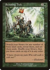 Scouting Trek - Invasion - Magic: The Gathering card
