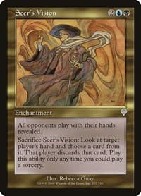 Seer's Vision - Invasion - Magic: The Gathering card