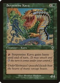 Serpentine Kavu - Invasion - Magic: The Gathering card