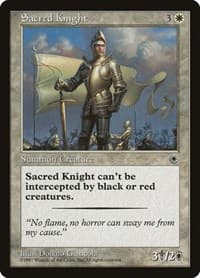 Sacred Knight - Portal - Magic: The Gathering card