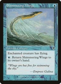 Shimmering Wings - Invasion - Magic: The Gathering card