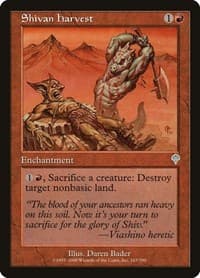 Shivan Harvest - Invasion - Magic: The Gathering card