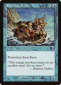 Shoreline Raider - Invasion - Magic: The Gathering card