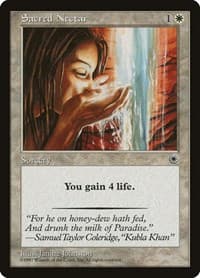 Sacred Nectar - Portal - Magic: The Gathering card