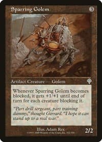 Sparring Golem - Invasion - Magic: The Gathering card