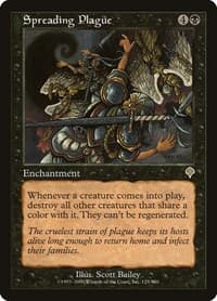 Spreading Plague - Invasion - Magic: The Gathering card