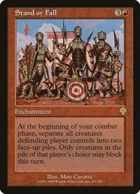 Stand or Fall - Invasion - Magic: The Gathering card