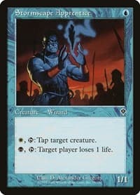 Stormscape Apprentice - Invasion - Magic: The Gathering card