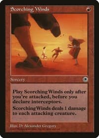 Scorching Winds - Portal - Magic: The Gathering card