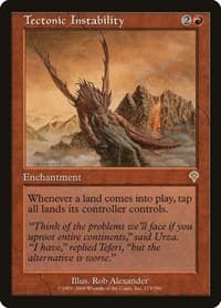 Tectonic Instability - Invasion - Magic: The Gathering card