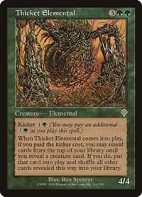Thicket Elemental - Invasion - Magic: The Gathering card