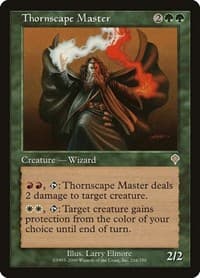 Thornscape Master - Invasion - Magic: The Gathering card