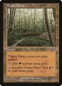 Tinder Farm - Invasion - Magic: The Gathering card