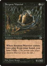 Serpent Warrior - Portal - Magic: The Gathering card