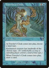 Traveler's Cloak - Invasion - Magic: The Gathering card