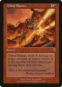 Tribal Flames - Invasion - Magic: The Gathering card