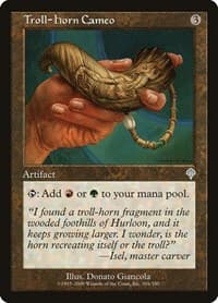 Troll-Horn Cameo - Invasion - Magic: The Gathering card