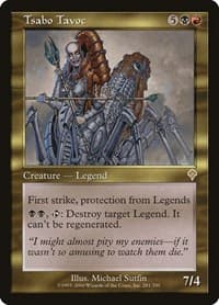Tsabo Tavoc - Invasion - Magic: The Gathering card