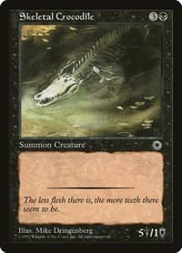 Skeletal Crocodile - Portal - Magic: The Gathering card