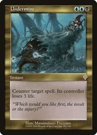 Undermine - Invasion - Magic: The Gathering card