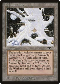Mishra's Factory (Winter) - Antiquities - Magic: The Gathering card