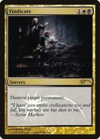 Vindicate (2013) - Judge Promos - Magic: The Gathering card