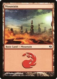 Mountain (75) - Duel Decks: Venser vs. Koth - Magic: The Gathering card