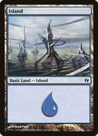 Island (42) - Duel Decks: Venser vs. Koth - Magic: The Gathering card