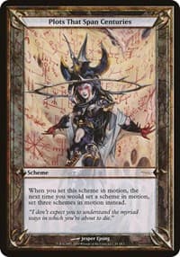 Plots That Span Centuries (Release Event Promo) - Oversize Cards - Magic: The Gathering card