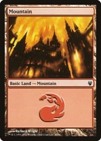 Mountain (44) - Duel Decks: Izzet vs. Golgari - Magic: The Gathering card