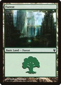 Forest (87) - Duel Decks: Izzet vs. Golgari - Magic: The Gathering card