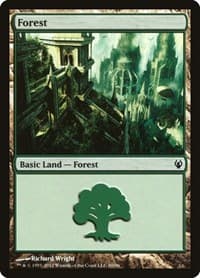 Forest (90) - Duel Decks: Izzet vs. Golgari - Magic: The Gathering card