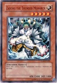 Zaborg the Thunder Monarch (Blue) - Duelist League Promo - YuGiOh card