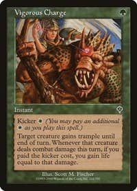 Vigorous Charge - Invasion - Magic: The Gathering card