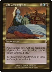 Vile Consumption - Invasion - Magic: The Gathering card