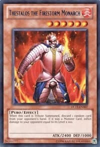 Thestalos the Firestorm Monarch (Red) - Duelist League Promo - YuGiOh card