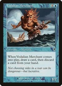 Vodalian Merchant - Invasion - Magic: The Gathering card