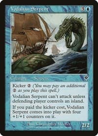 Vodalian Serpent - Invasion - Magic: The Gathering card