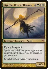 Sigarda, Host of Herons (Avacyn Restored) - Oversize Cards - Magic: The Gathering card
