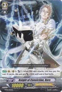 Knight of Conviction, Bors - Mega Trial Deck 1: Rise to Royalty - Cardfight Vanguard card