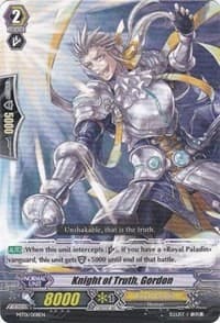 Knight of Truth, Gordon - Mega Trial Deck 1: Rise to Royalty - Cardfight Vanguard card