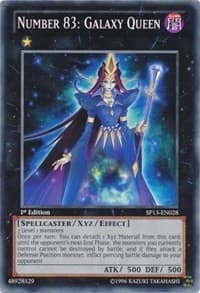 Number 83: Galaxy Queen - Star Pack 2013 - YuGiOh card